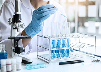 Salem hospital biochemistry laboratory delivering precise results supporting patient treatment care.