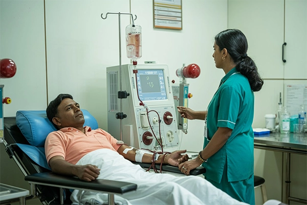 A multispeciality hospital in Salem delivers dialysis & day-care treatments with patient monitoring.