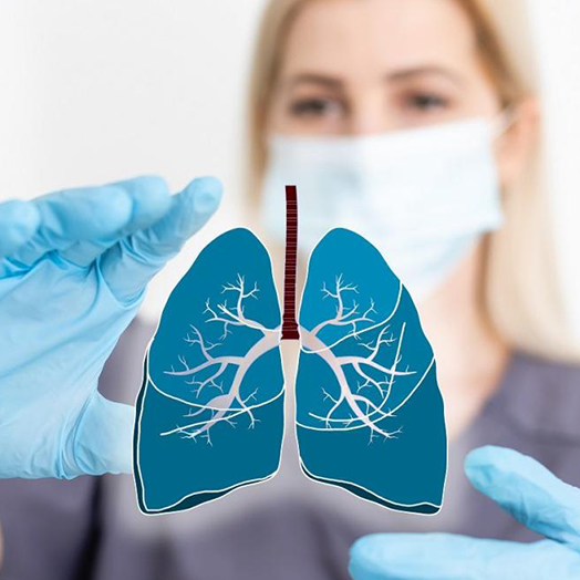 Specialists at a multispeciality hospital provide lung and chest treatments with diagnostic support.