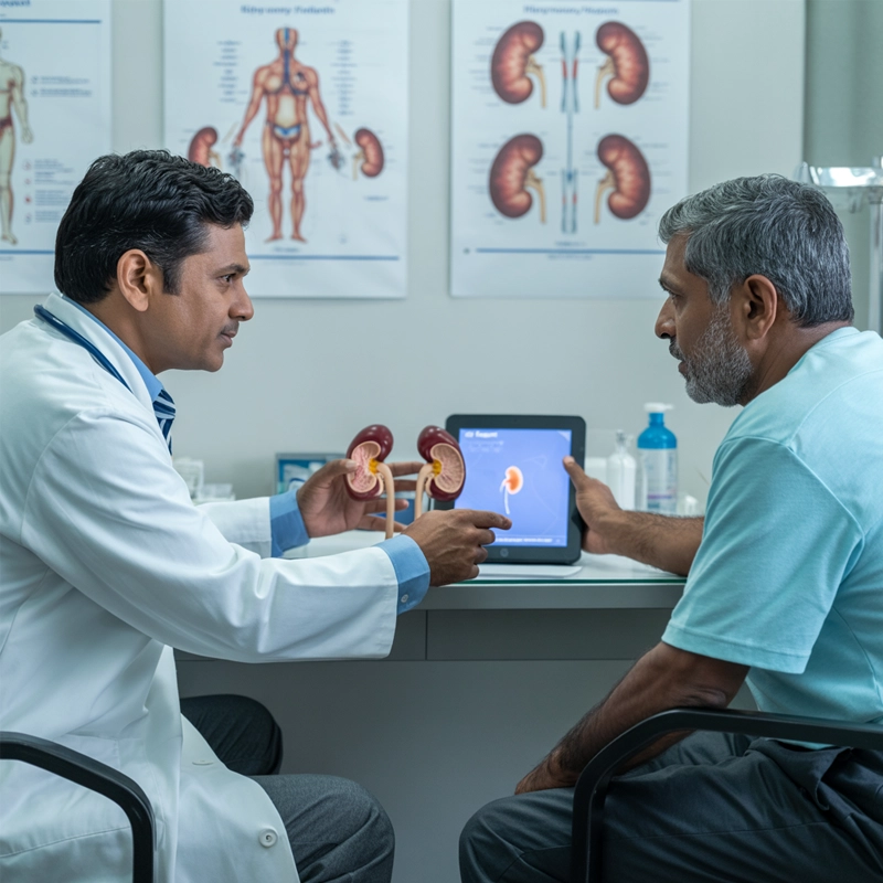 A multispeciality hospital in Salem offering an advanced urology treatments and kidney stone care.