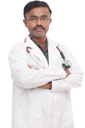 Dr. Karthikeyan R delivers professional general medicine consultation & patient care VIMS Hospitals